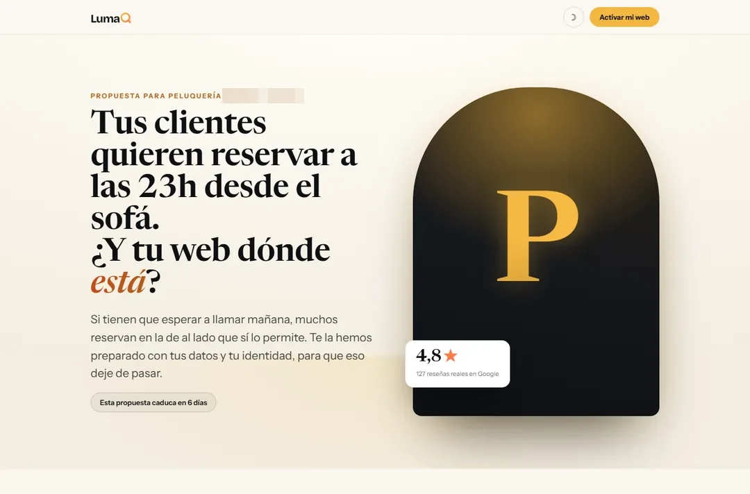 Portada de propuesta: tus clientes quieren reservar a las 23h